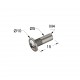 CONNECTOR JOINT, FEMALE SCREW M4 D.5x15mm